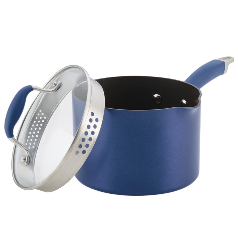 Anolon Advanced 3 qt. NonStick Aluminum Saucepan with Lid & Reviews